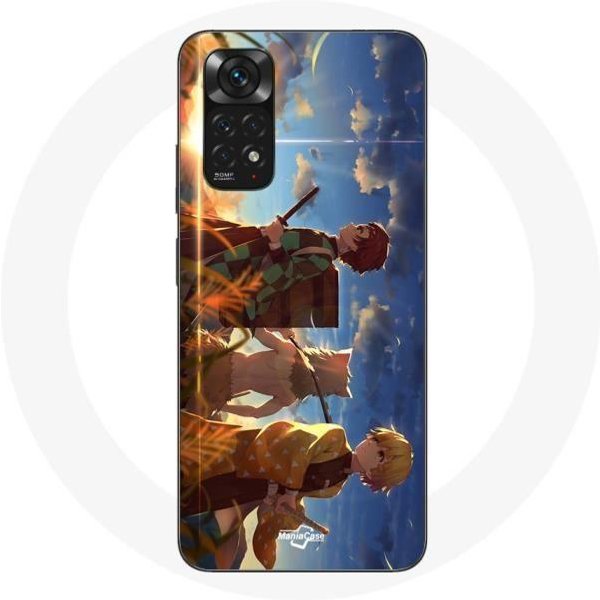 Funda Para Xiaomi Redmi Note 11 4G Tanjiro Inosuke Y Zenitsu Demon Slayer Kimetsu No Yaiba Anime Manga-image
