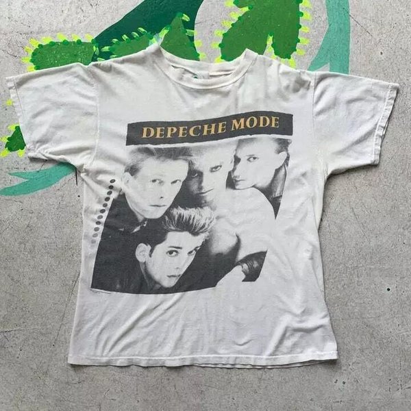 Camiseta Remake De La Banda Depeche Mode De 1985 Estilo CláSico Unisex S5XL Camiseta Unisex S White-image