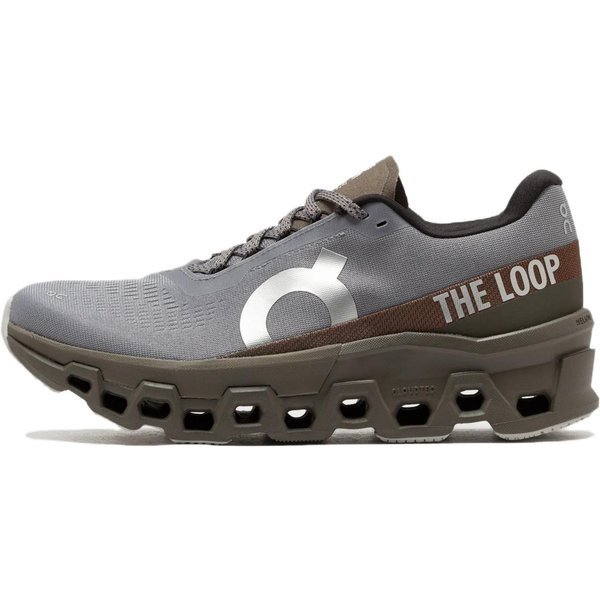 The Loop Running Supply X Pleasures X Cloudmonster 2 Mist Olive MęSkie Sneakersy Szare 3MF10493192 40.5 Gray-image