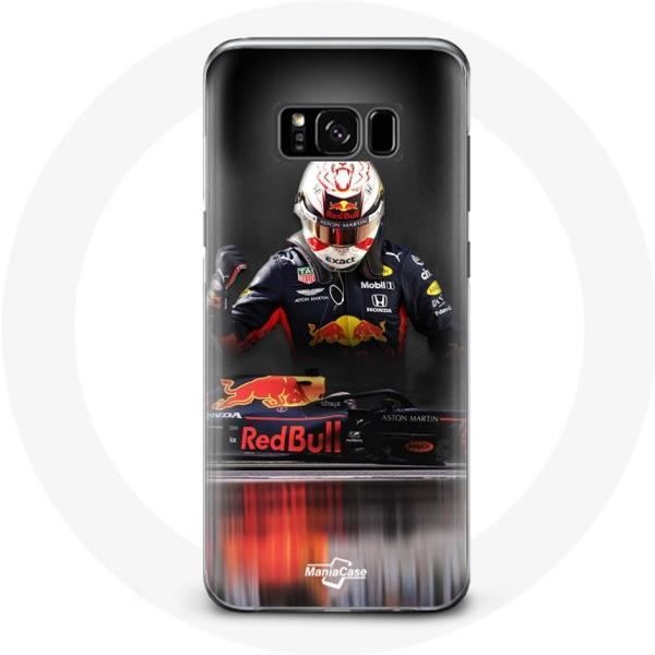 Funda - Maniacase - Samsung Galaxy S8 - FóRmula 1 Max Verstappen - Flexible - Negro Negro-image