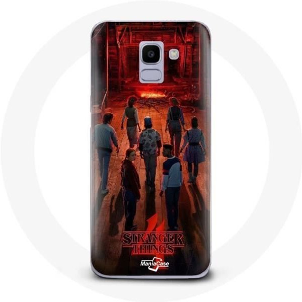 Funda Para Samsung Galaxy J6 2018 Stranger Things PóSter Tripulaciones Fan Art Temporada 4-image