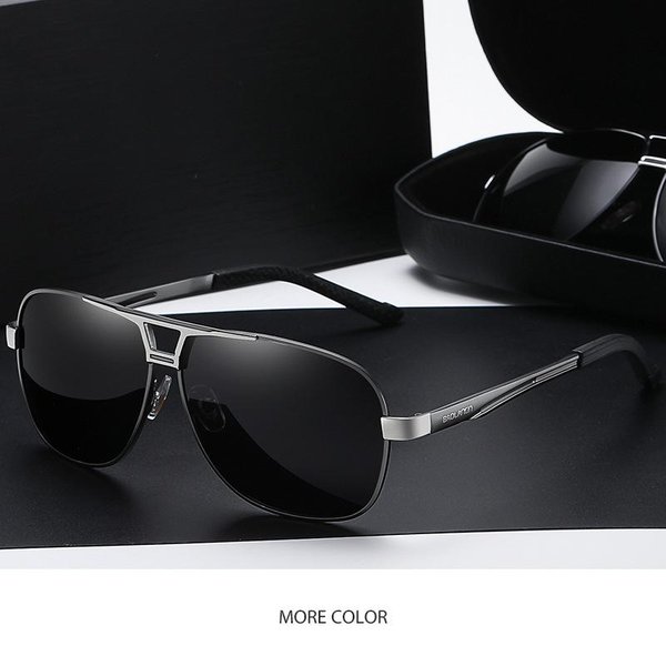 Fotochromowe Okulary MęSkie MęSkie Okulary PrzeciwsłOneczne Z Polaryzacją Vintage MęSkie Okulary PrzeciwsłOneczne Do Jazdy Samochodem Okulary PrzeciwsłOneczne UV400 Gafas De Sol Srebro-image