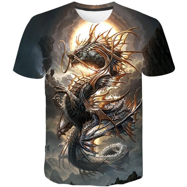 Camiseta Exclusivamente Para Hombre, Camiseta De Manga Corta Con Cuello Redondo Impresa Digitalmente En 3D S Gray-image