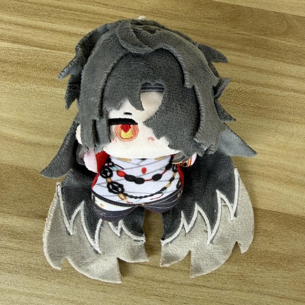 10Cm Honkai Star Rail Mortenax Ostrze Pluszowa Zabawka Pluszaki Genshin Impact Il Dottore Pluszowa Lalka Zawieszki Breloczek BożE Narodzenie Prezenty Black-image