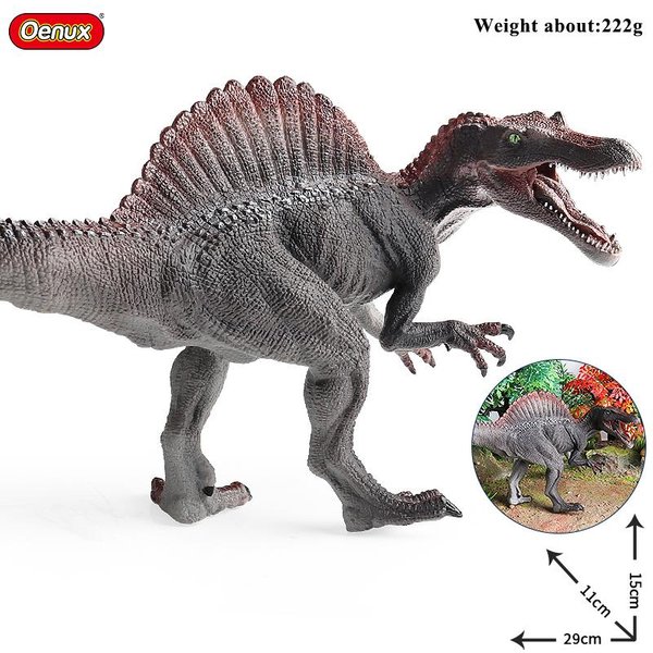 Oenux Dinozaury Jurajskie Indominus Rex Mosasaurus Saichania Dilophosauridae Spinosaurus Model Figurki Akcji Kolekcja Zabawka Dla Dziecka-image
