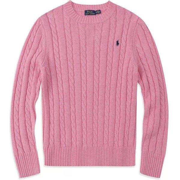 SuéTer PulóVer Cuello Redondo Luxeon Top De Moda SuéTer Tejido SuéTer Casual Ropa De Hombre OtoñO/Invierno S Color Rosa-image