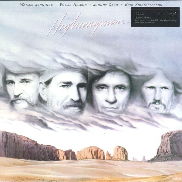 Disco De Vinilo Waylon Jennings • Willie Nelson • J - Highwayman MOVLP1873 Music On Vinyl, 2017 Europa Folk Gray-image