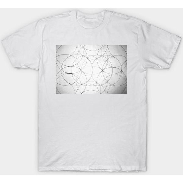 Camiseta Mujer CíRculos Estampado Harajuku Kawaii Camiseta Verano Manga Corta Camiseta Mujer Top 4XL Blanco-image