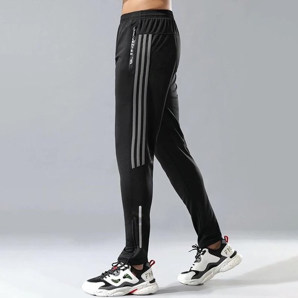 MęSkie Spodnie Treningowe Gimnastyczne Fitness MęSkie Joggers Odzież Sportowa Spodnie Spodnie Dresowe Do Biegania MęSkie Xl Kolor Szary/Czarny-image