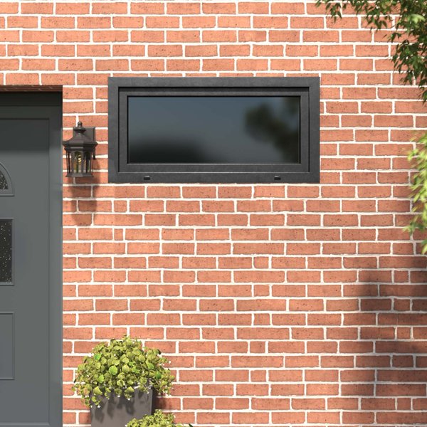 Ventana De SóTano Risor 120 X 60 Cm PVC Y Vidrio Antracita-image
