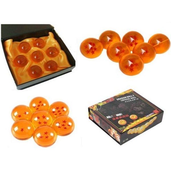 7 Unids/Set Dragon Ball Z 7 Estrellas Bola De Cristal Dragonball 4,3 Cm Caja Naranja-image
