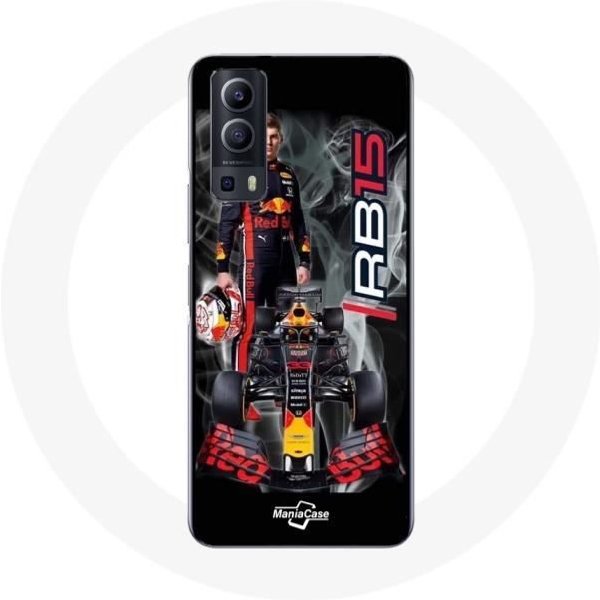 Funda - Maniacase - Vivo Y72 - FóRmula 1 Max Verstappen - Flexible - Negra-image