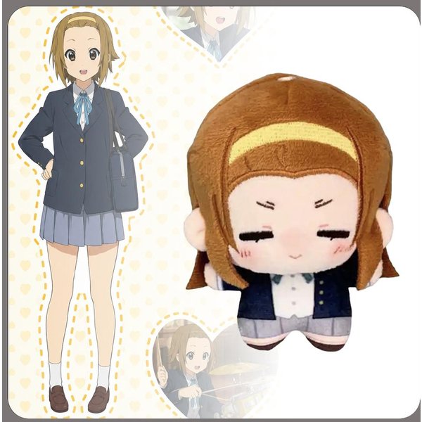 10Cm K-On! Pluszowe Zabawki Anime Urocze Yui Mio Ritsu Tsumugi Azusa Wypchana Lalka Chibi Kawaii Zabawki Walentynkowe Urodzinowe Prezenty Dla Dziewczynek 10Cm-image