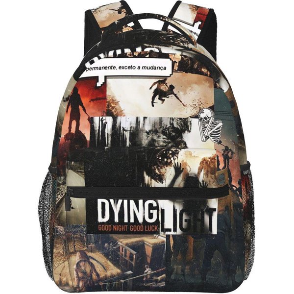 Mochila Estampada Juego Dying Light 2 Stay Human Mochila Escolar Para Estudiantes NiñOs NiñAs Mochila Para Libros Bolsa Escolar Infantil Bolsos De Hombro Para PortáTil Para Hombres Mujeres One Size Gray-image