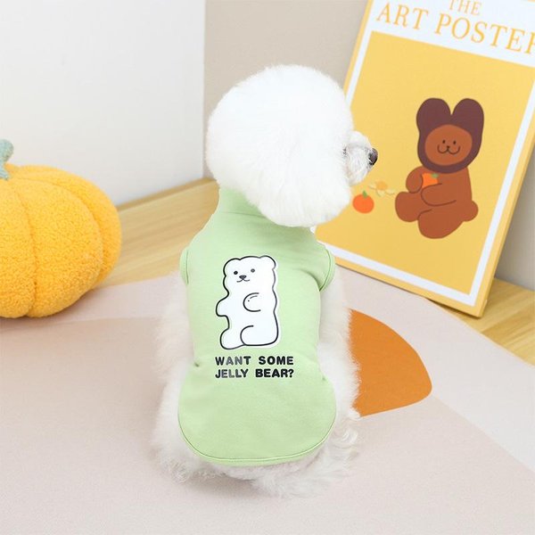 Ropa Nueva Para Mascotas, Ropa Para Perros, Chaleco De Oso De Gelatina, Ropa De Dos Patas Con Dibujos Animados, Schnauzer De Manga Corta, Ropa Barata, Disfraces Para Perros. XXL-image