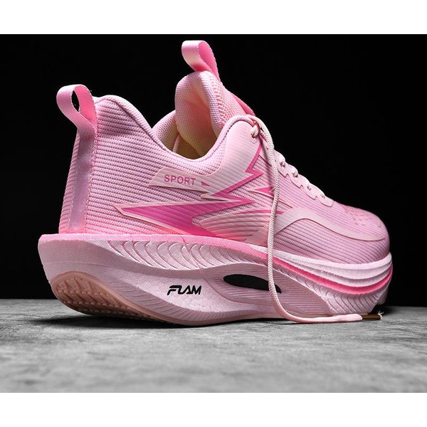 Zapatillas Deportivas Para Correr Hombre Zapatillas Deportivas MaratóN Transpirable Felpa Comodidad Tendencia Mujer Zapatilla Deportiva Exterior Zapatillas Deportivas AmortiguacióN De Aire 35 Pink-image