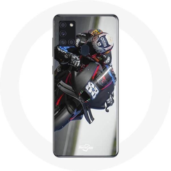 Funda - Maniacase - Samsung Galaxy A21S - Negra - Flexible - Miguel Oliveira Moto GP 88 Negro-image