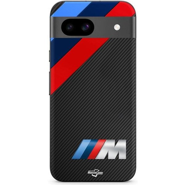 Coque De TéLéPhone - Maniacase - Google Pixel 8A - Silicone TPU - Noir - BMW M Power Logo Czarny-image