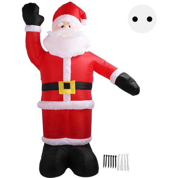 Inflables NavideñOs De 2,4 M Para Exteriores, Papá Noel, DecoracióN NavideñA, DecoracióN De Patio Inflable Para Las Vacaciones De Navidad.-image