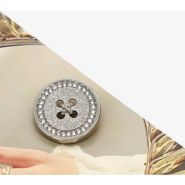10 Sztuk Kreatywnych GuzikóW Trzonkowych Modne Guziki Trzonkowe Z Metalu Wysadzane Diamentami Wysokiej JakośCi Guziki Dodatki OdzieżOwe 23Mm-image