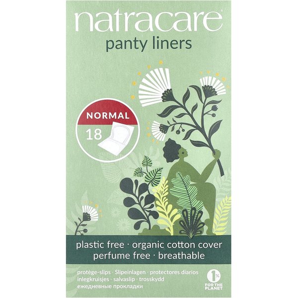 Natracare, Protectores Diarios, Protectores De AlgodóN OrgáNico, Lisos, Paquete De 18 Beige-image