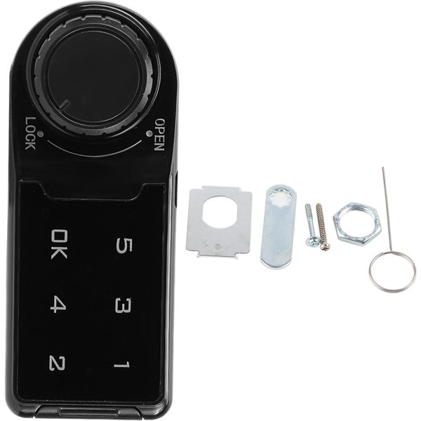 Klawiatura Dotykowa Elektroniczny Zamek Kombinacyjny Na HasłO Do Szafki Na Dokumenty Szafki Szufladyl=30Mm Black-image