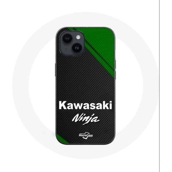 Funda Para Iphone 14 Plus - Maniacase - Kawasaki Ninja - Flexible - Negro - Unisex-image