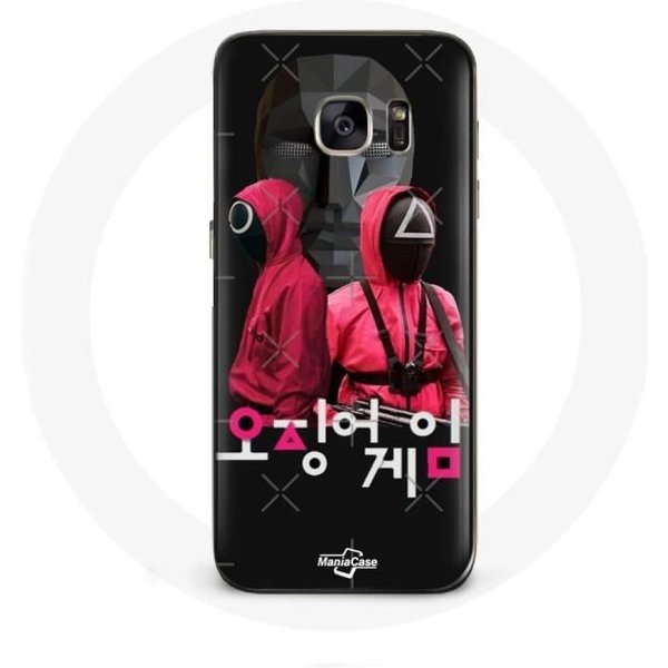 Funda Samsung Galaxy S7 El Juego Del Calamar PóSter MáScaras Soldados Logo Coreano-image