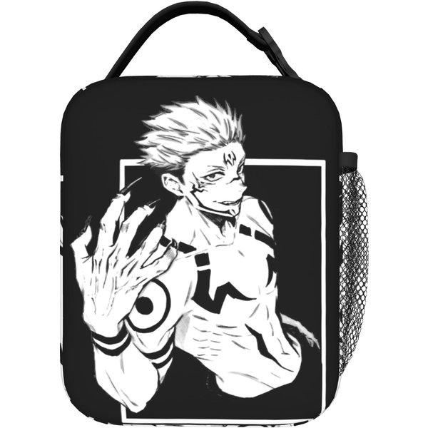 Bolsa De Almuerzo TéRmica Aislada De Anime JaponéS Reutilizable, Contenedor De Comida Bolsa De Almuerzo Tote A Prueba De Fugas Anime De Jujutsu Kaisen One Size-image