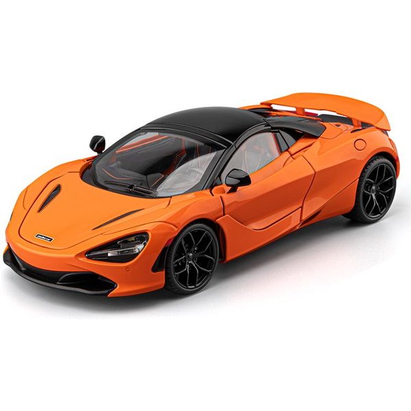 1:18 Mclaren 720S Super SamochóD Sportowy Metalowy Odlew Model Samochodu DźWięK I ŚWiatłO Pull Back Kolekcja Hobby Dekoracja Prezent-image