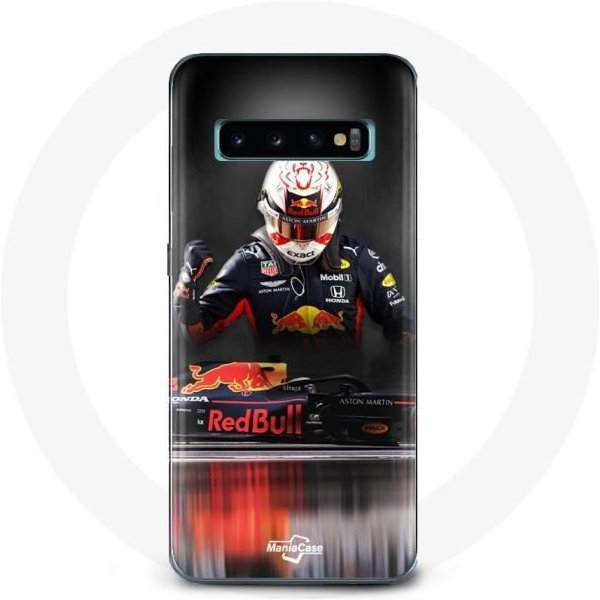 Funda - Maniacase - Samsung Galaxy S10 Plus - FóRmula 1 Max Verstappen - Flexible - Negro-image