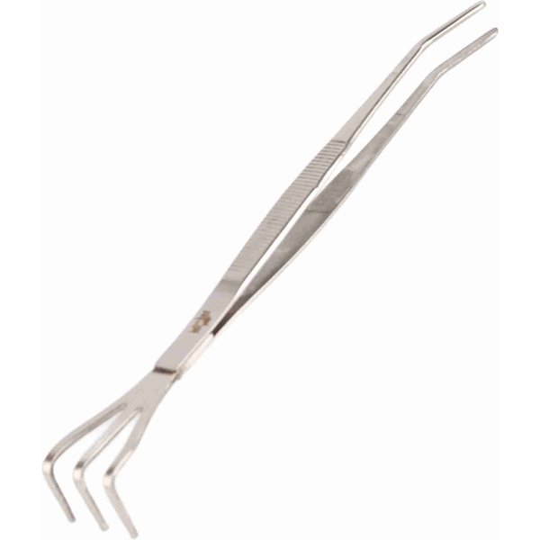 Pinzas Para BonsáI, Rastrillo De RaíCes De Acero Inoxidable 2 En 1, Herramienta Para Cultivar Tierra Con Mango ErgonóMico-image