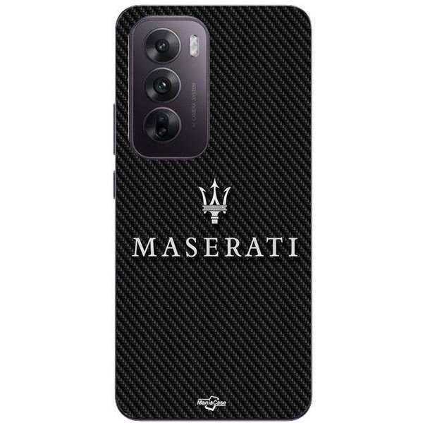 Etui Na Telefon - Maniacase - Oppo Reno 12 Pro 5G - Silikonowe - MięKkie - Karbonowe BiałE BiałY-image