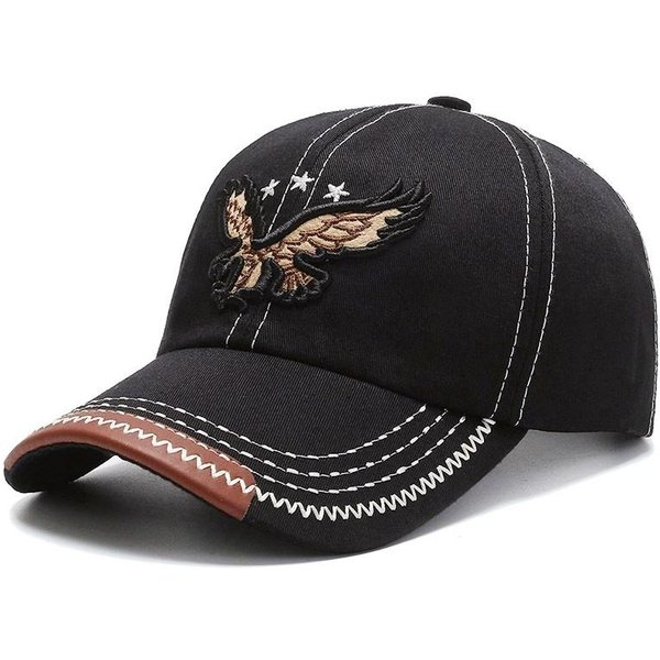 Gorra De BéIsbol Unisex Bordado ÁGuila 3D Gorra Hombres Y Mujeres Sombreros Deportivos Al Aire Libre 55Cm-60Cm-image