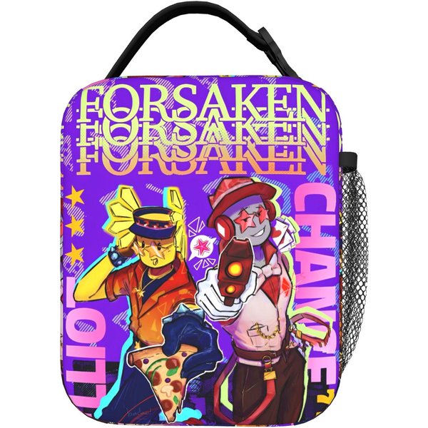Forsakens Hit The Noob Bolsa De Almuerzo Aislada Bolsa Refrigeradora Reutilizable, Contenedor De Comida Bolso Tote De Alta Capacidad Para Hombres Mujeres One Size-image