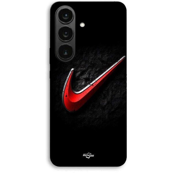 Etui Na Telefon - Maniacase - Samsung Galaxy S26 Plus - Silikon Tpu - MięKkie - Logo Nike Czerwono-Czarne Czarny-image