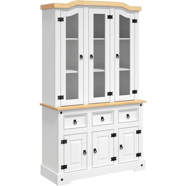 Aparador Corona 112 X 43 X 196 Cm Madera Maciza De Pino Mexicano-image