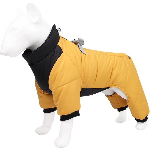 Ropa De Invierno Para Perros PequeñOs Medianos Cachorros Reflectante Impermeable CáLido Grueso Chaqueta ArnéS Chihuahua Mono Abrigo XXL-image