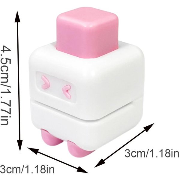 1 Perforadora PortáTil Bonita Para Oficina, Escuela, Bricolaje, Manual, Encuadernadora De Papel, PapeleríA, Mini Perforadora De Papel, EncuadernacióN, áLbumes De Recortes Color Rosa-image