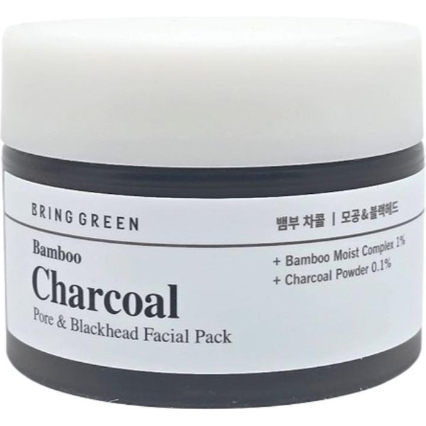 Mascarilla Facial CarbóN De Bambú Verde Poros Y Puntos Negros 100Ml – Mascarilla Facial Limpieza Profunda Aclarable Para Reducir Poros Y Control De Sebo 100Ml / 3.38 Fl. Oz.-image