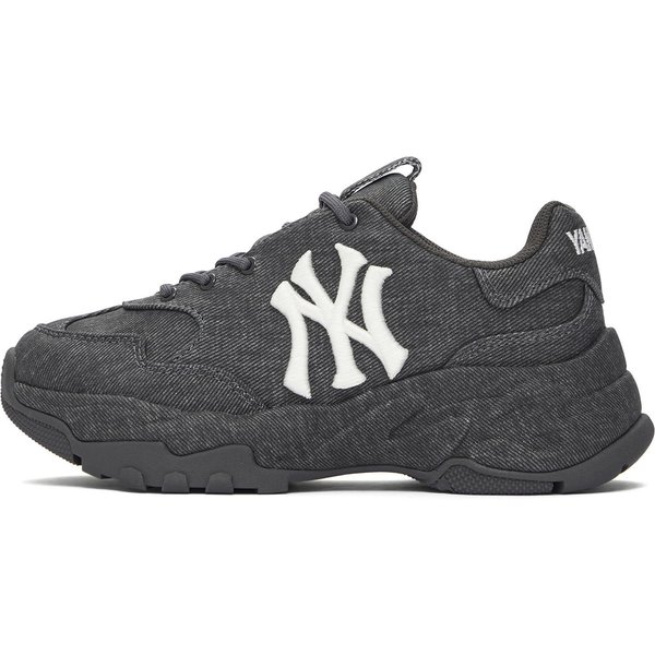 MLB New York Yankees Moda Tendencia VersáTil Estilo Vaquero CóModo Suave Aumenta Altura CañA Baja Zapatillas Papá Unisex 3ASHA025N-50GRD 38 Gray-image