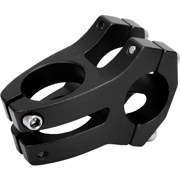Lunje 25.4X35Mm KróTki Mostek Kierownicy Rowerowej PodwyżSzenie Ze Stopu Aluminium Pusty Mostek Rowerowy Black Czarny-image
