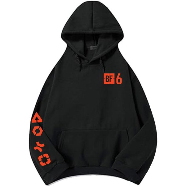 GorąCa Gra Battlefield 6 Bluzy Z Kapturem Graficzne Unisex DłUgi RęKaw Polarowe Bluzy Z Kapturem Nadruk Graficzny Bluzy XS-image