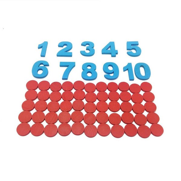 NúMeros Montessori De Madera Para NiñOs 1-9000 Tarjeta De Aprendizaje Material DidáCtico De MatemáTicas NiñOs Preescolares EducacióN Temprana Juguetes Educativos Blue-image