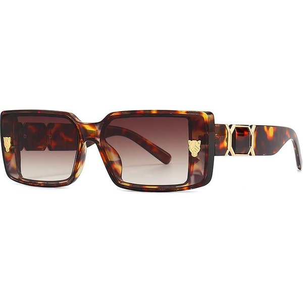 Nuevas Moda Lujo DiseñAdor Gafas De Sol Mujer Hombre Leopardo Vintage Tendencia Elegante Gafas Viaje Lindas Gafas Superiores-image