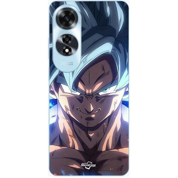 Coque Pour Oppo A60 Dragon Ball Z Goku Ultra Instinct Face éNervé Maniacase Negro-image