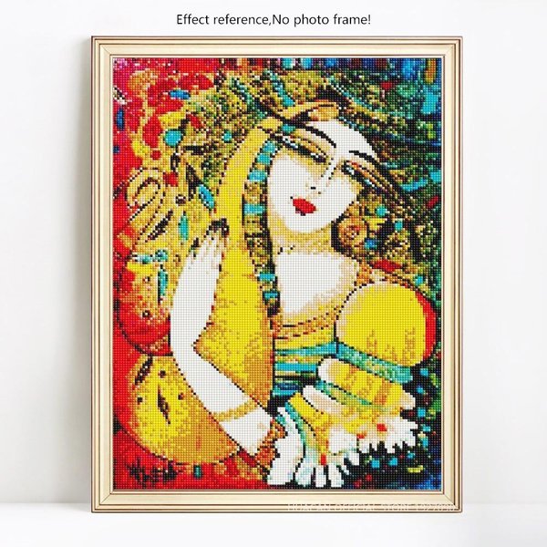 Pintura De Diamante Redondo Completo Llegada NiñAs Mosaico De Diamantes Venta SeñOra Bordado De Diamantes 20X30-image