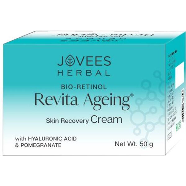 Jovees ZiołOwy Bio-Retinol Revita Krem Do Twarzy Przeciwstarzeniowy 50G NawilżAcz Przeciwstarzeniowy Przebarwienia Koloryt SkóRy-image