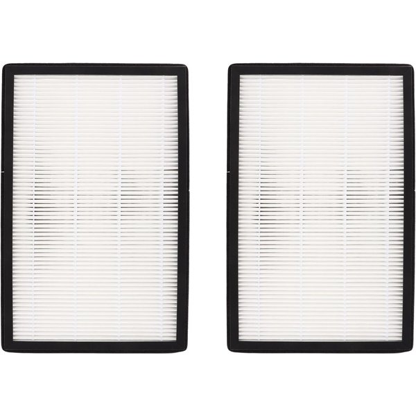 Juego De 2 Filtros Purificadores De Aire PráCtico Kit De Filtro De AlgodóN Para Aire De PartíCulas De Alta Eficiencia Para Black-image