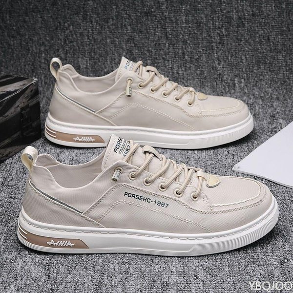 MęSkie Letnie Wygodne Buty MęSkie Codzienne Buty Sportowe Sznurowane Modne OddychająCe Buty Z MięKką Podeszwą Buty Z PłAską Podeszwą 44 Gray-image